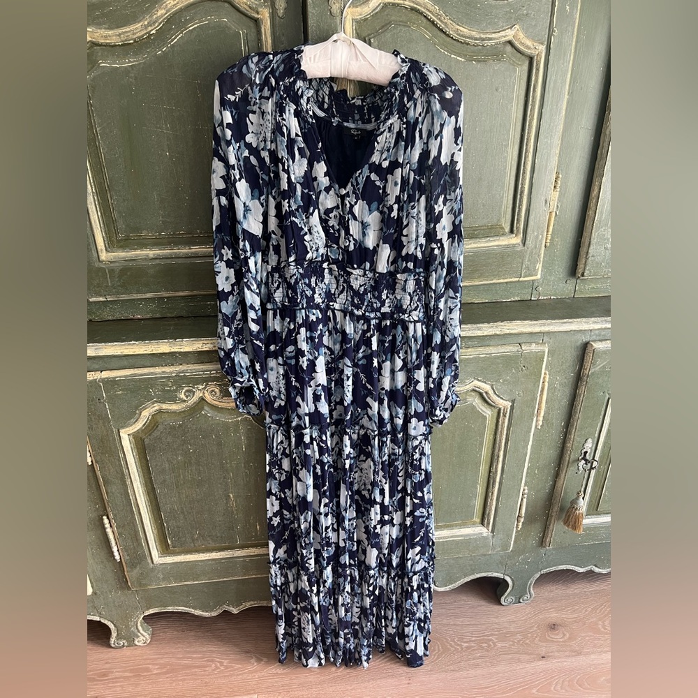 RAILS Frederica Long Sleeve Dress in Indigo